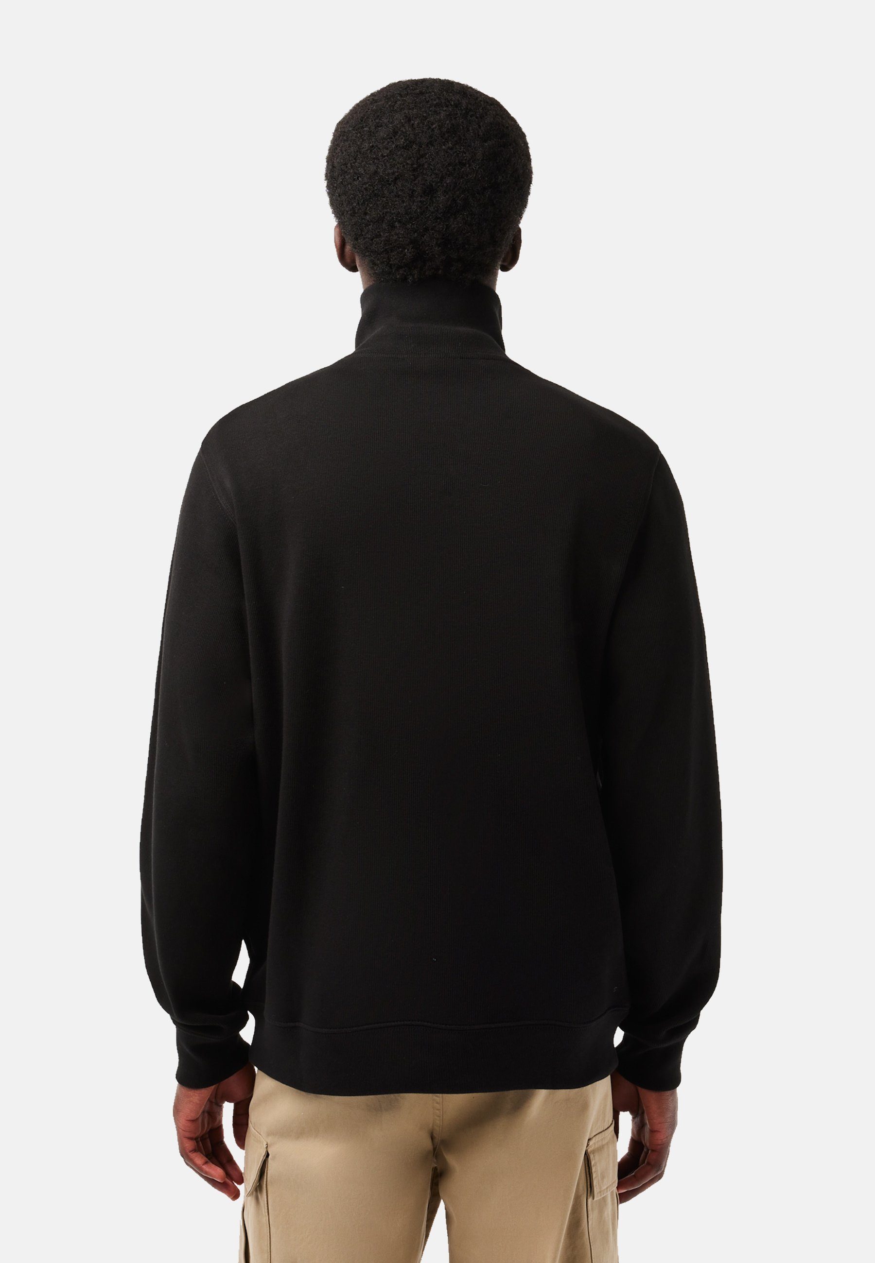 Lacoste Troyer Pullover Sweatshirt mit Stehkragen günstig online kaufen