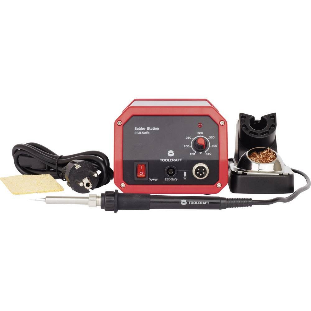 TOOLCRAFT Lötkolben Analoge Lötstation 80 W 1561692, inkl. Lötspitze