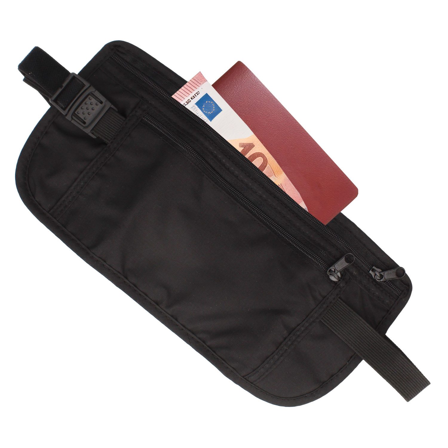 filsko Bauchtasche Kleine Umhängetasche Reisegeldbörse Schwarz (1-tlg., 29 günstig online kaufen