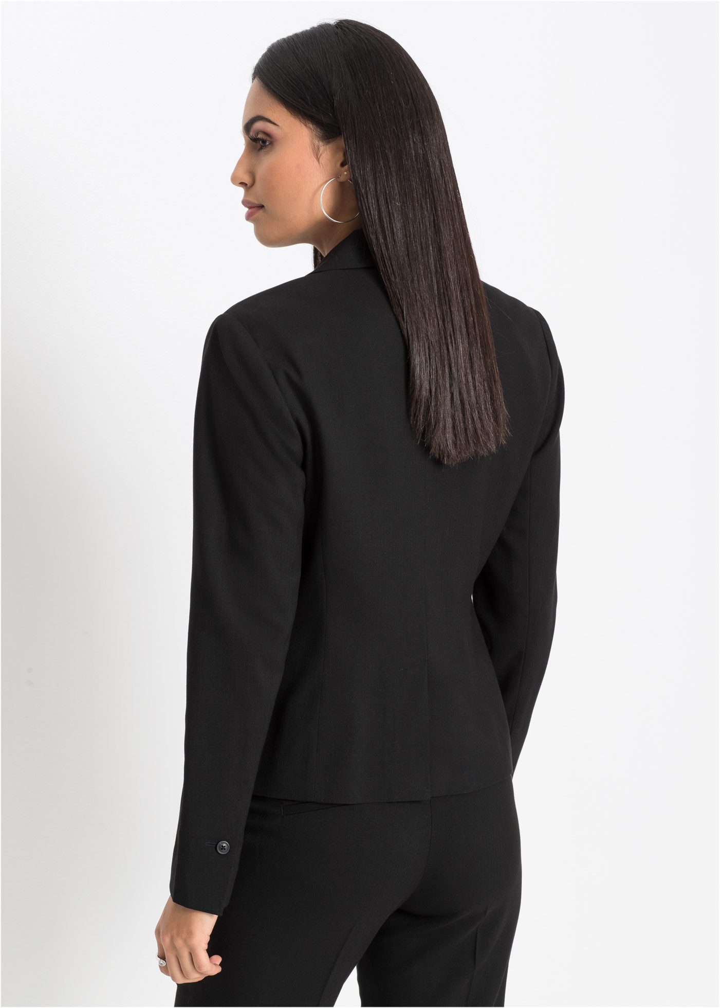 bonprix Jackenblazer für stilvollen Auftritt, schmale Passform, voll gefütt günstig online kaufen
