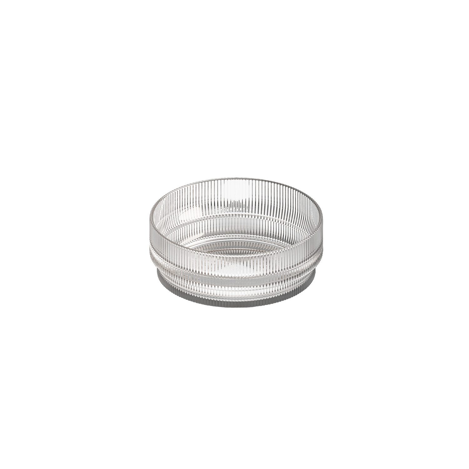 APS Schale THE GRID, Glas, (Set, 6-tlg), Glas, Ø 14 cm, Höhe 5,5 cm, 450 ml, stapelbar, mikrowellengeeignet