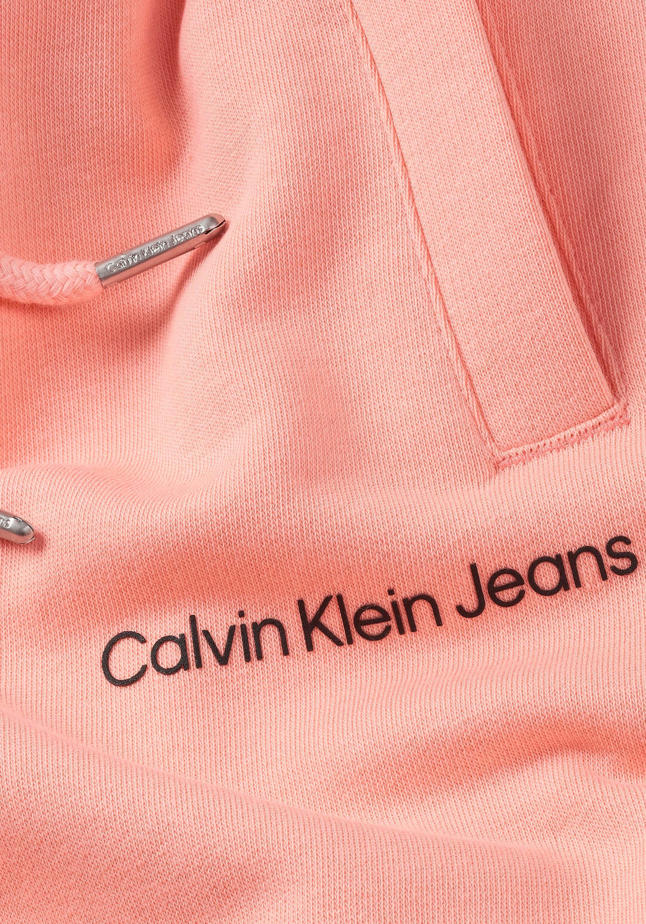 Klein dem Calvin Calvin auf Logoschriftzug Kinder Jeans MiniMe,mit Kids Junior Sweathose Klein Bein