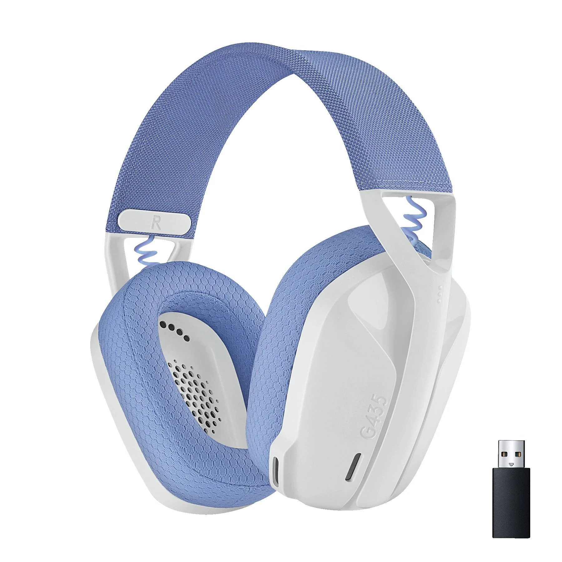 Logitech G G435 Lighspeed Bluetooth kabelloses Gaming-Headset (Dolby Atmos, PC, PS4, PS5, Handy, Nintendo Switch kompatibel, Bluetooth, Over-Ear-Kopfhörer mit integriertem Mikrofon)