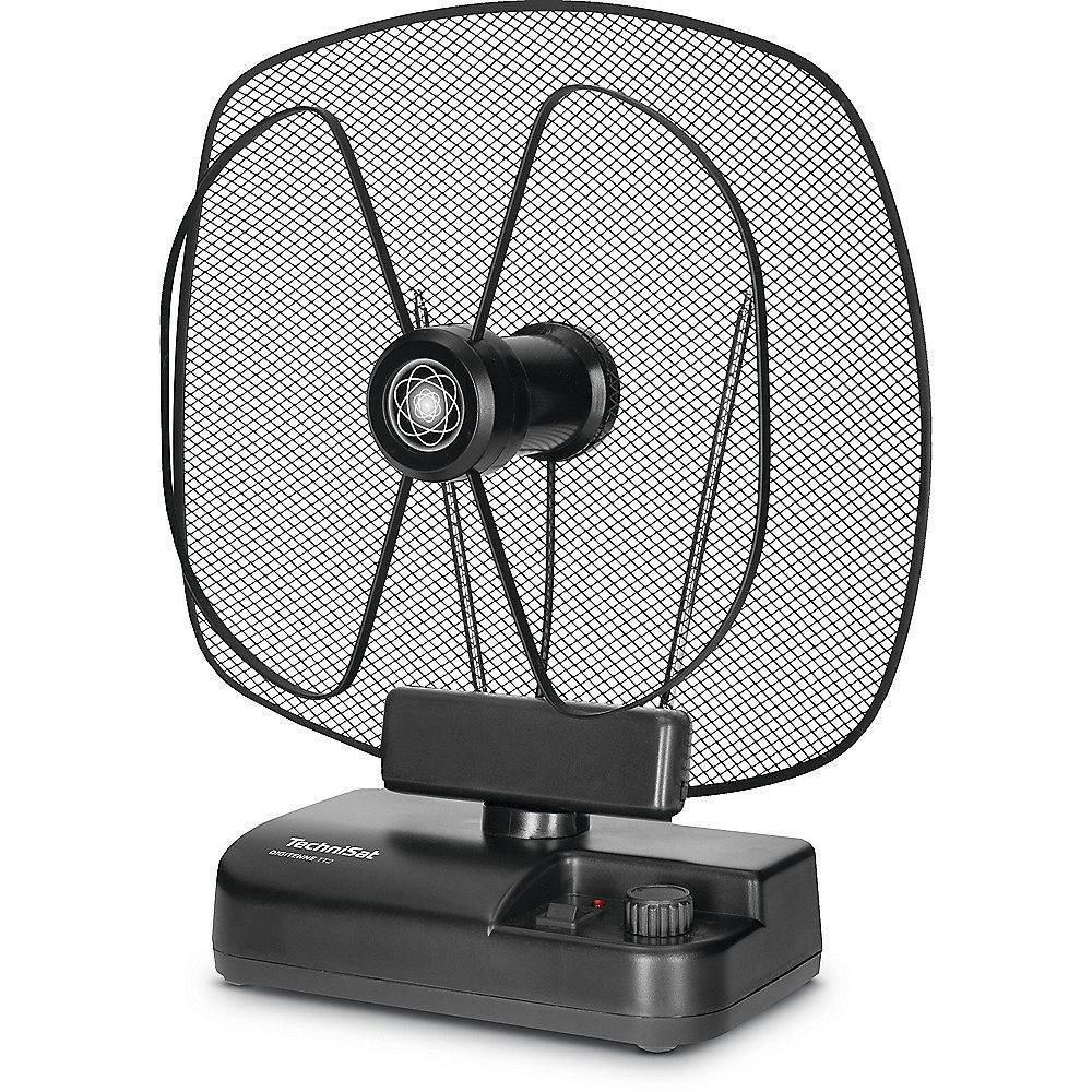 TechniSat Technisat DIGITENNE TT2 Zimmerantenne mit LTE-Filter. Innenantenne (VHF und UHF Empfang, DVB-T/DVB-T2 Empfang, UKW-Empfang), LTE-Filter integriert, Verstärkung bis zu 36 dB