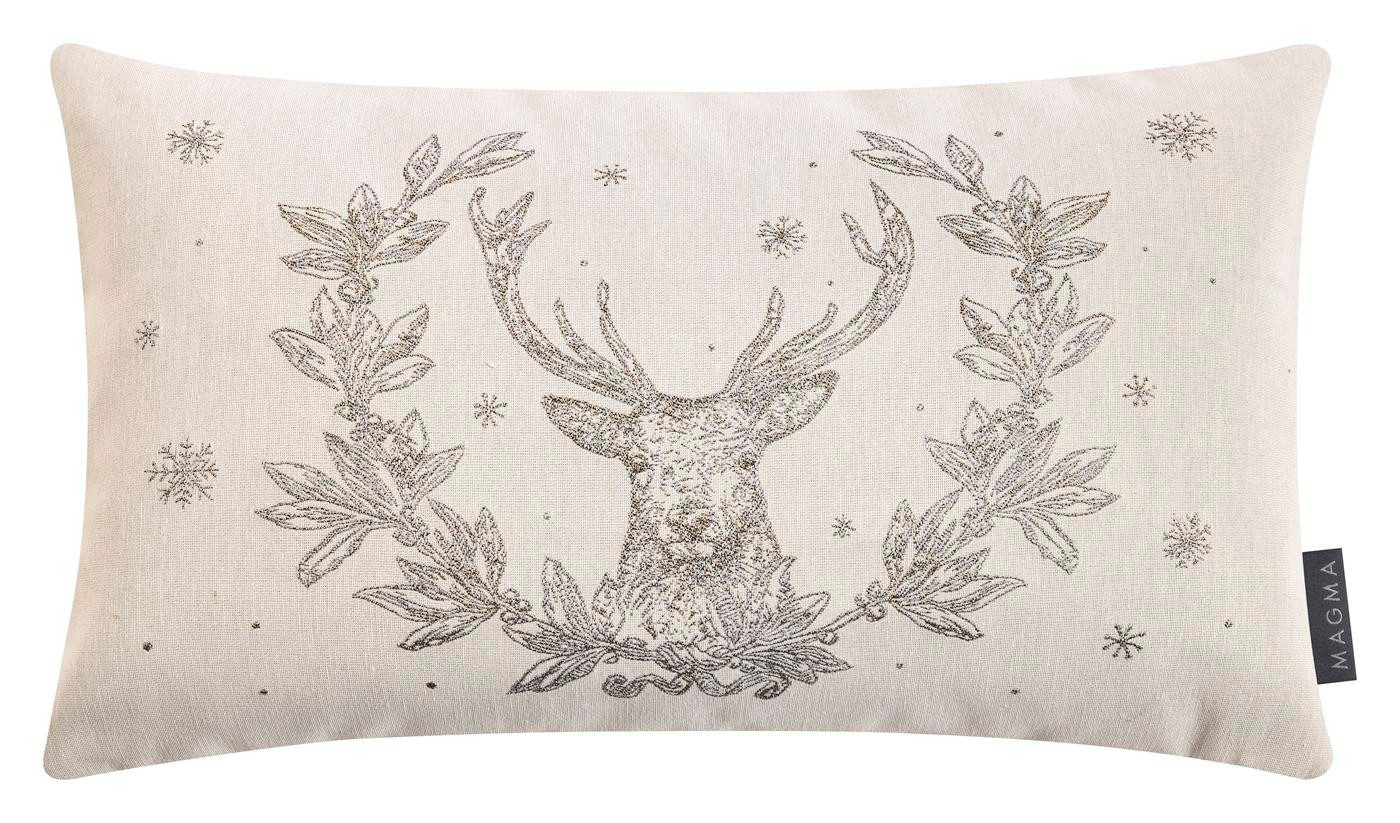 Magma Heimtex Kissenhülle Zierkissenhülle Hunter Hirsch günstig online kaufen
