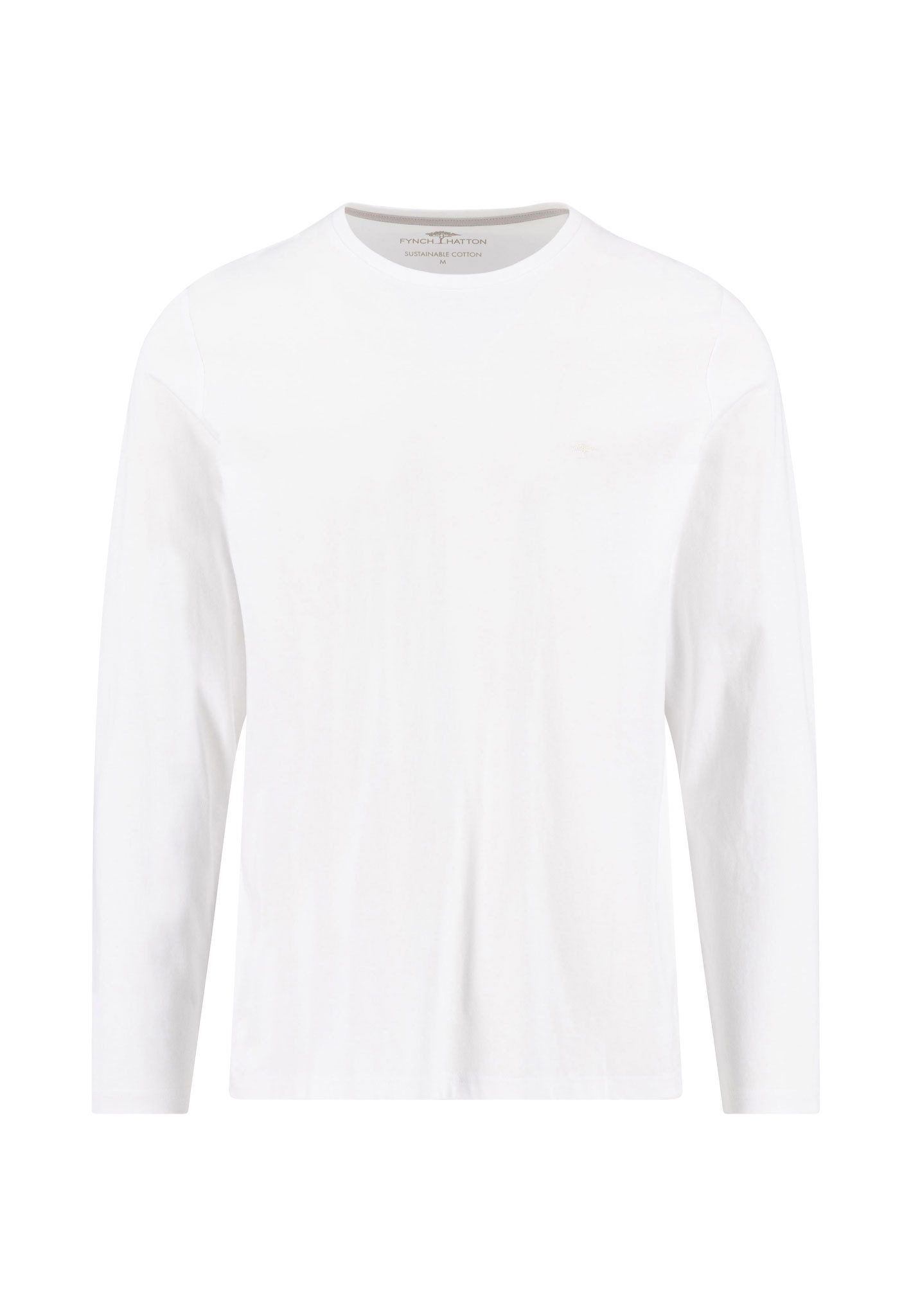 FYNCH-HATTON Langarmshirt mit Logo Stickerei günstig online kaufen