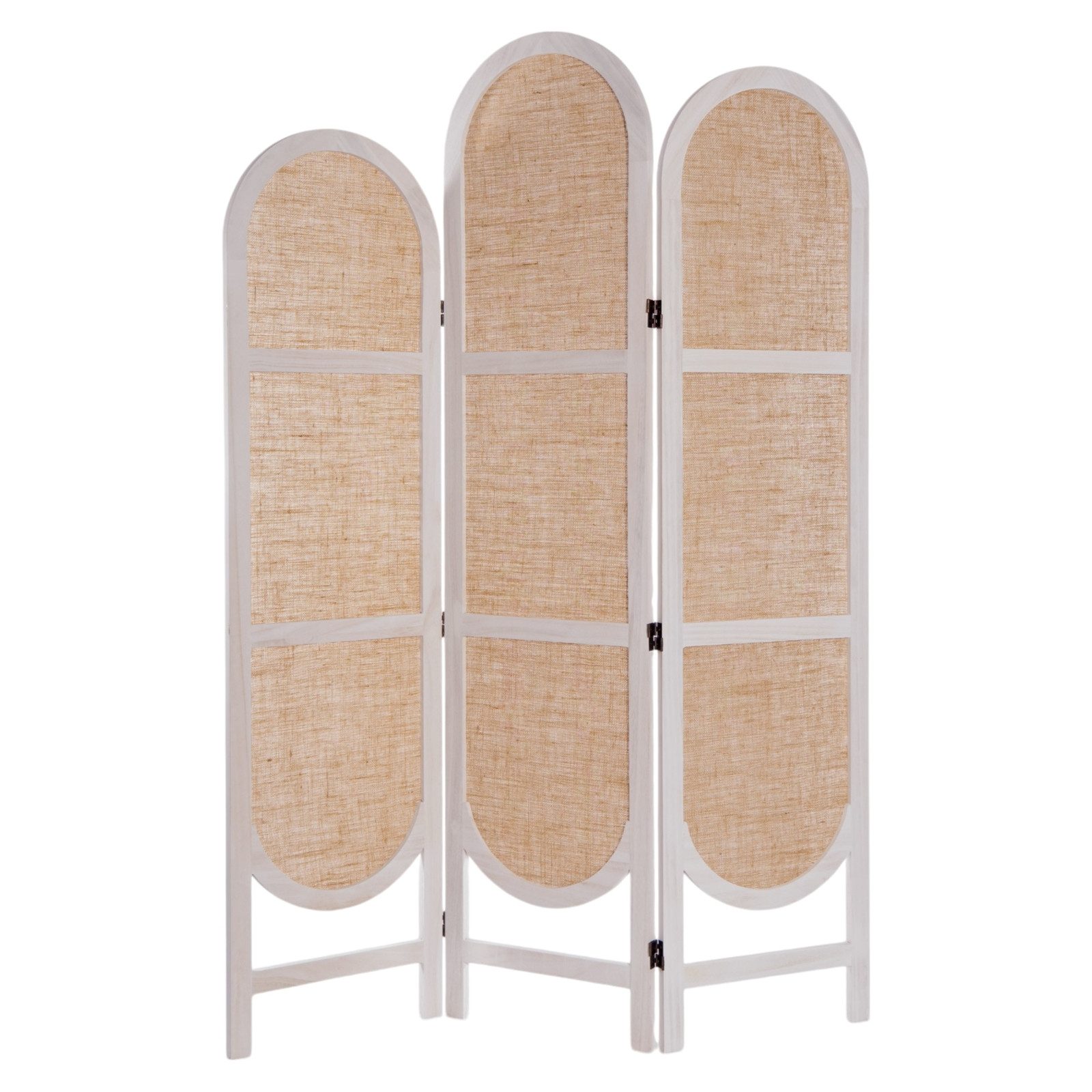 CREEDWOOD Paravent RAUMTEILER "ARCO", Leinen, 170 günstig online kaufen