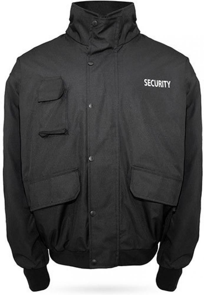 korntex Arbeitsjacke Piloten Jacke mit Security Aufdruck - Pasadena