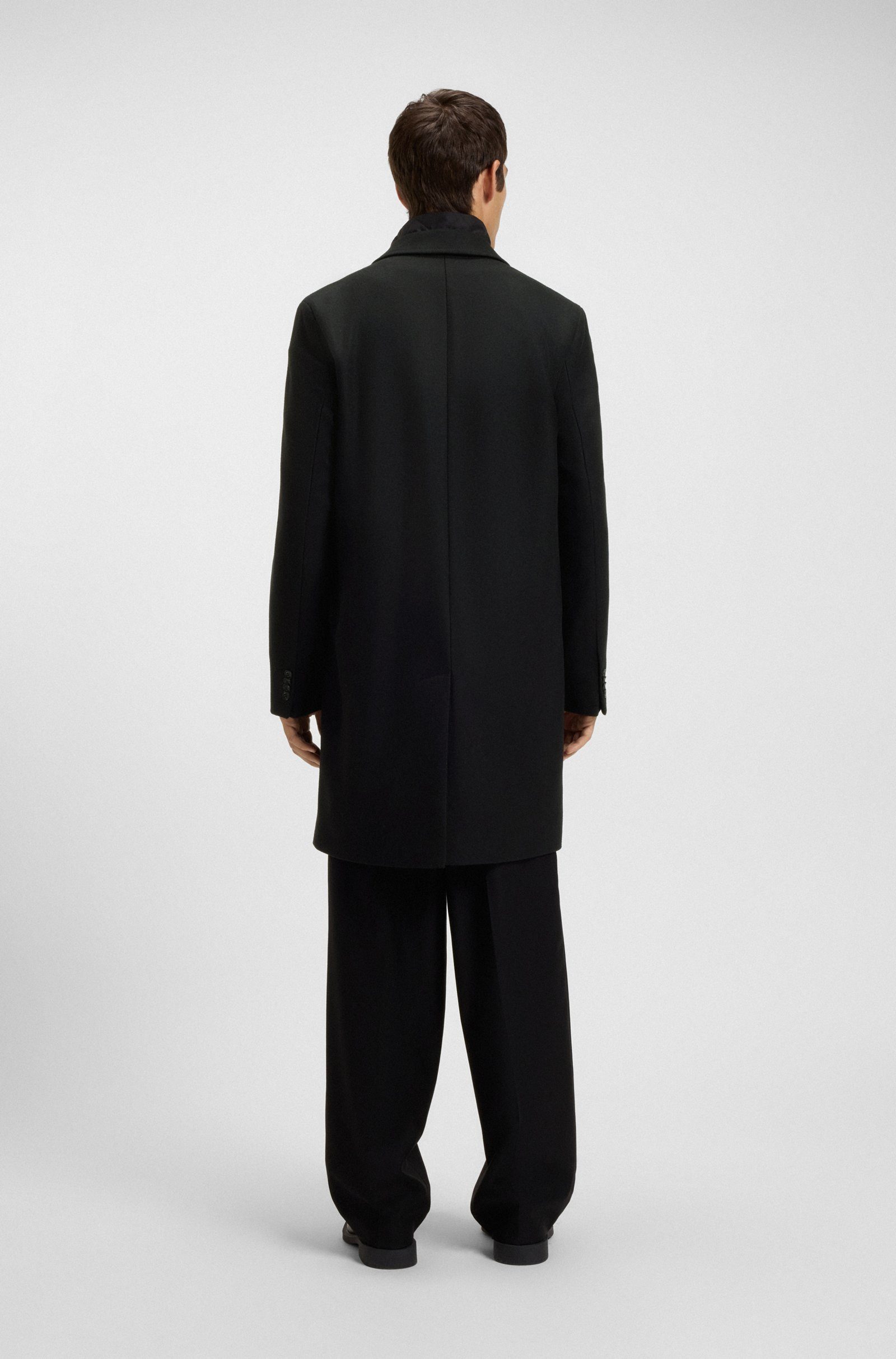 HUGO Kurzmantel Milogan mit gesteppter Innenweste (1-tlg)