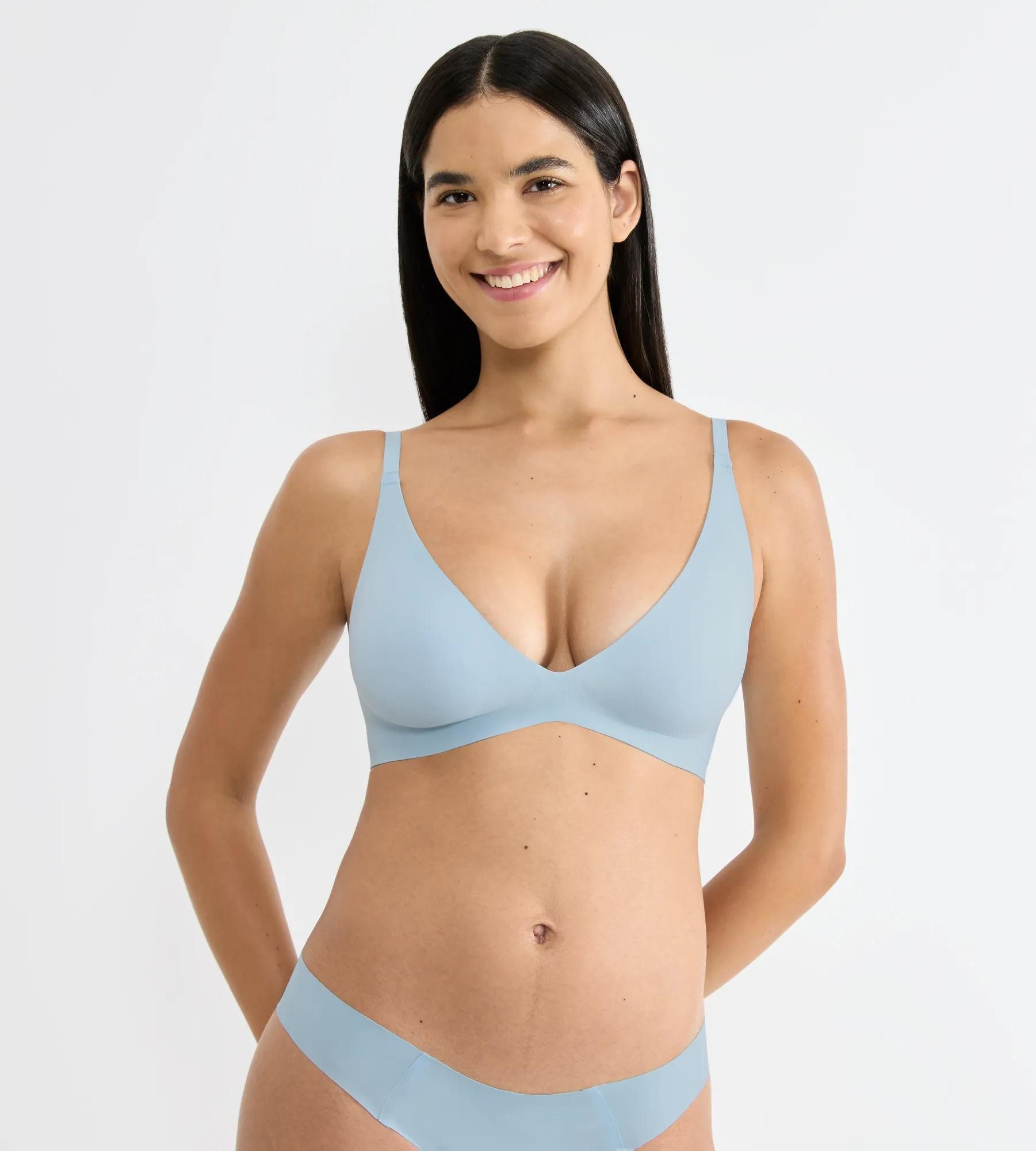 sloggi Bügelloser BH ZERO Feel 2.0 mit herausnehmbaren, atmungsaktiven Pads, Lift-up Effekt