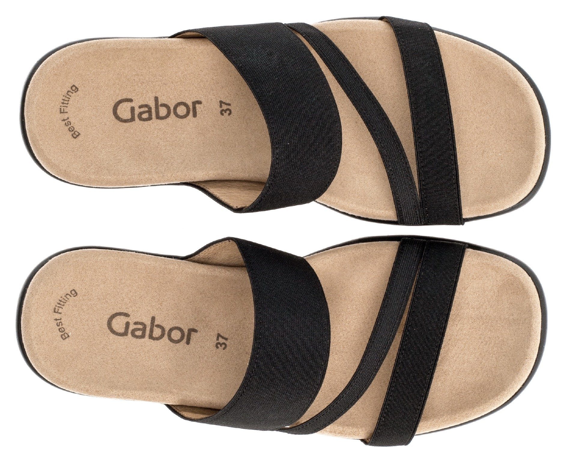 Gabor Pantolette Keilabsatz, Sommerschuh, Schlappen mit atmungsaktivem Lederfutter. € 62,96