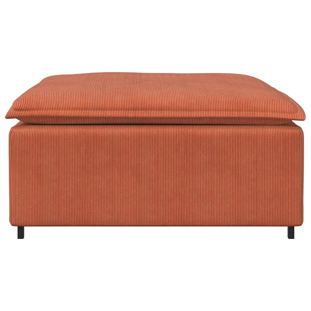 vidaXL Sofaelement Modulares Sofa Fußhocker-Modul Rot günstig online kaufen