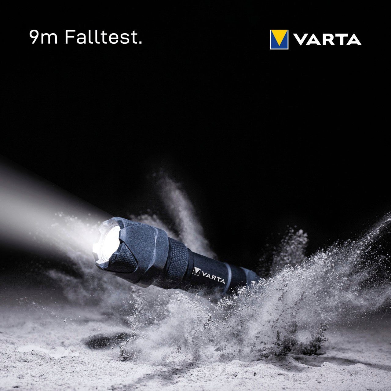 VARTA Taschenlampe Indestructible F20 Pro 6 Watt LED, wasser- und staubdicht, stoßabsorbierend, eloxiertes Aluminium Gehäuse