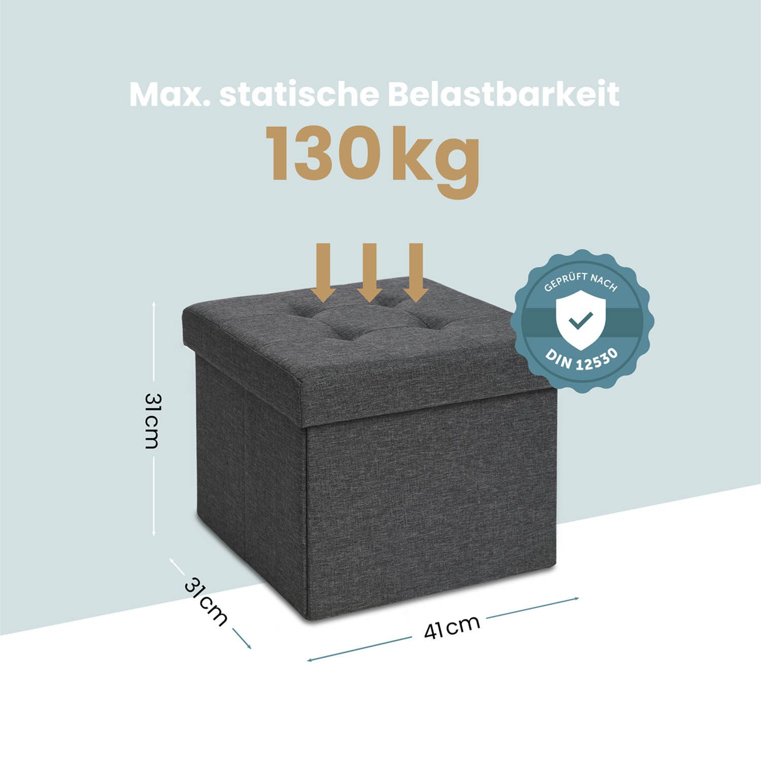 Blumtal Sitztruhe Sitzbank mit Stauraum + Aufbewahrungsboxen bei M & L - Po günstig online kaufen