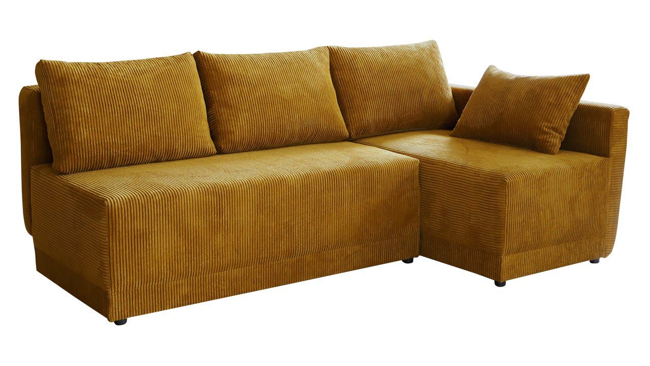 MIRJAN24 Ecksofa Nestor Cord, mit Bettkasten günstig online kaufen