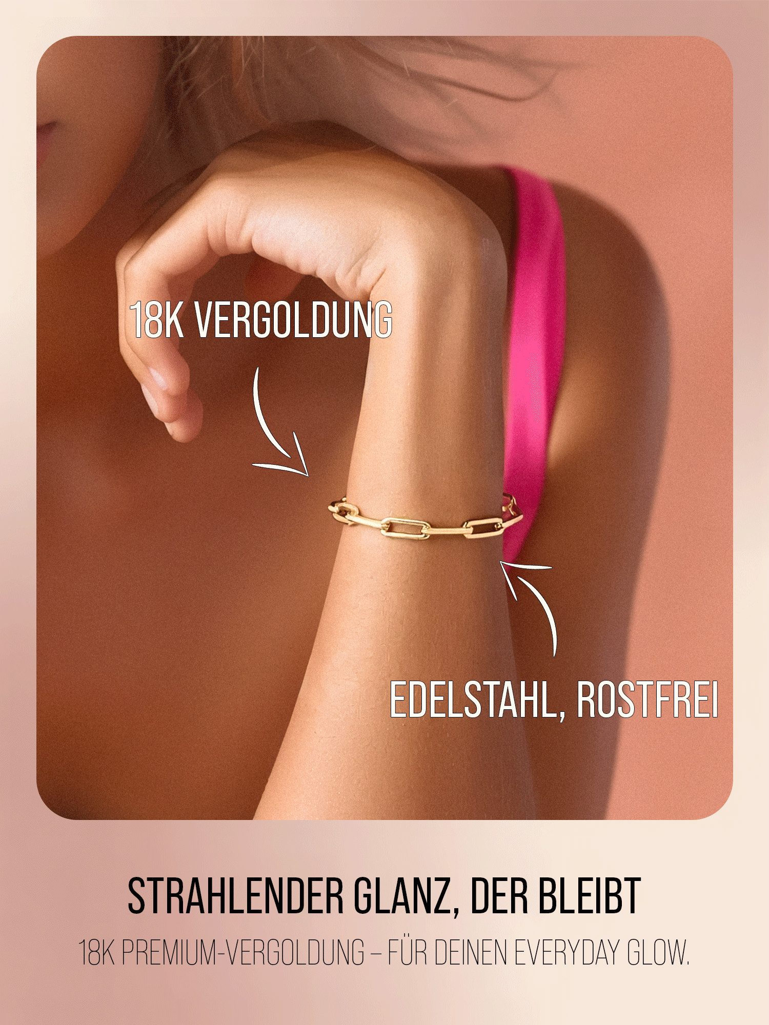 THIORA Armband Island Links Damen Armband – Verstellbare Gliederkette vergo günstig online kaufen