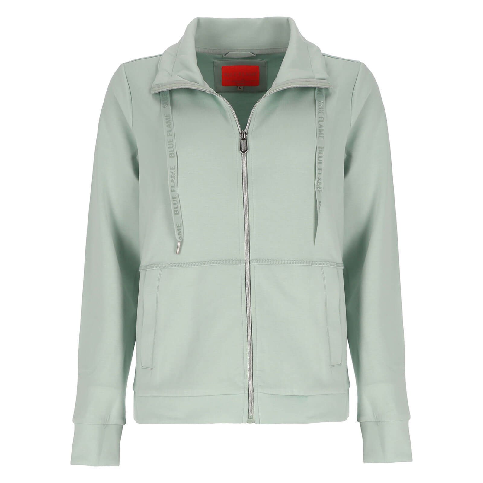 BLUE FLAME Sweatjacke 73029 Damen Sweatjacke mit Stehkragen - Freizeitjacke mit Reißverschluss