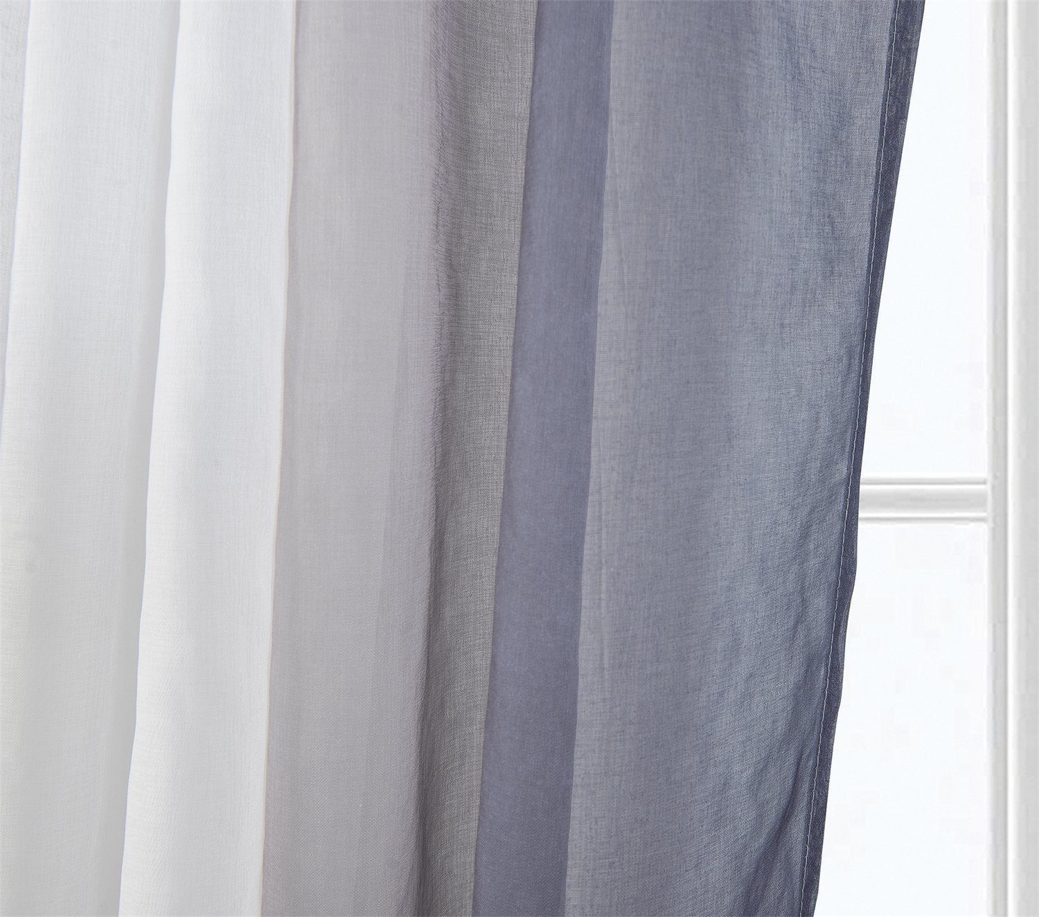 BYSURE Gardine, Ösen (2 St), halbtransparent, günstig online kaufen