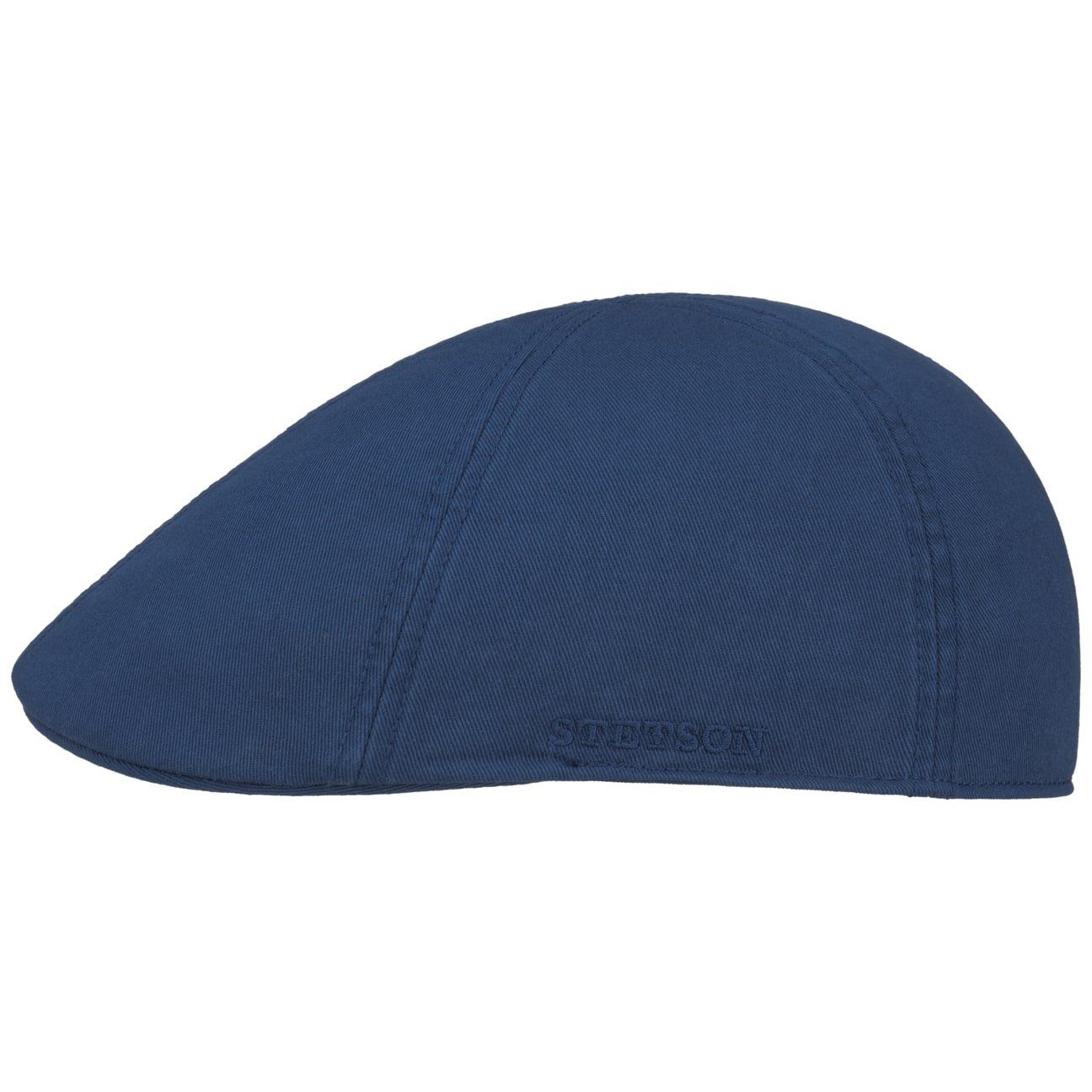 Stetson Flat Cap (1-St) blau Schirmmütze mit Schirm