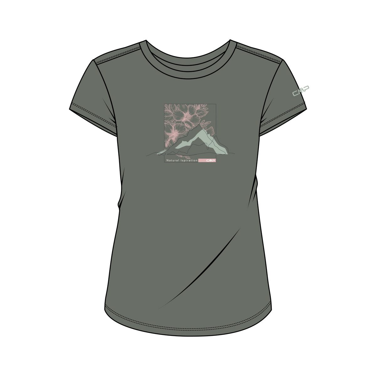 CMP T-Shirt CMP Damen T-Shirt Woman T-Shirt 32T7166-E452