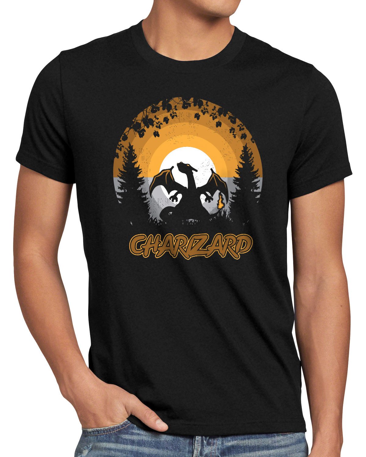 style3 T-Shirt pokemon pikachu glurak charizard mewtu mewtwo glumanda pokeball pogo