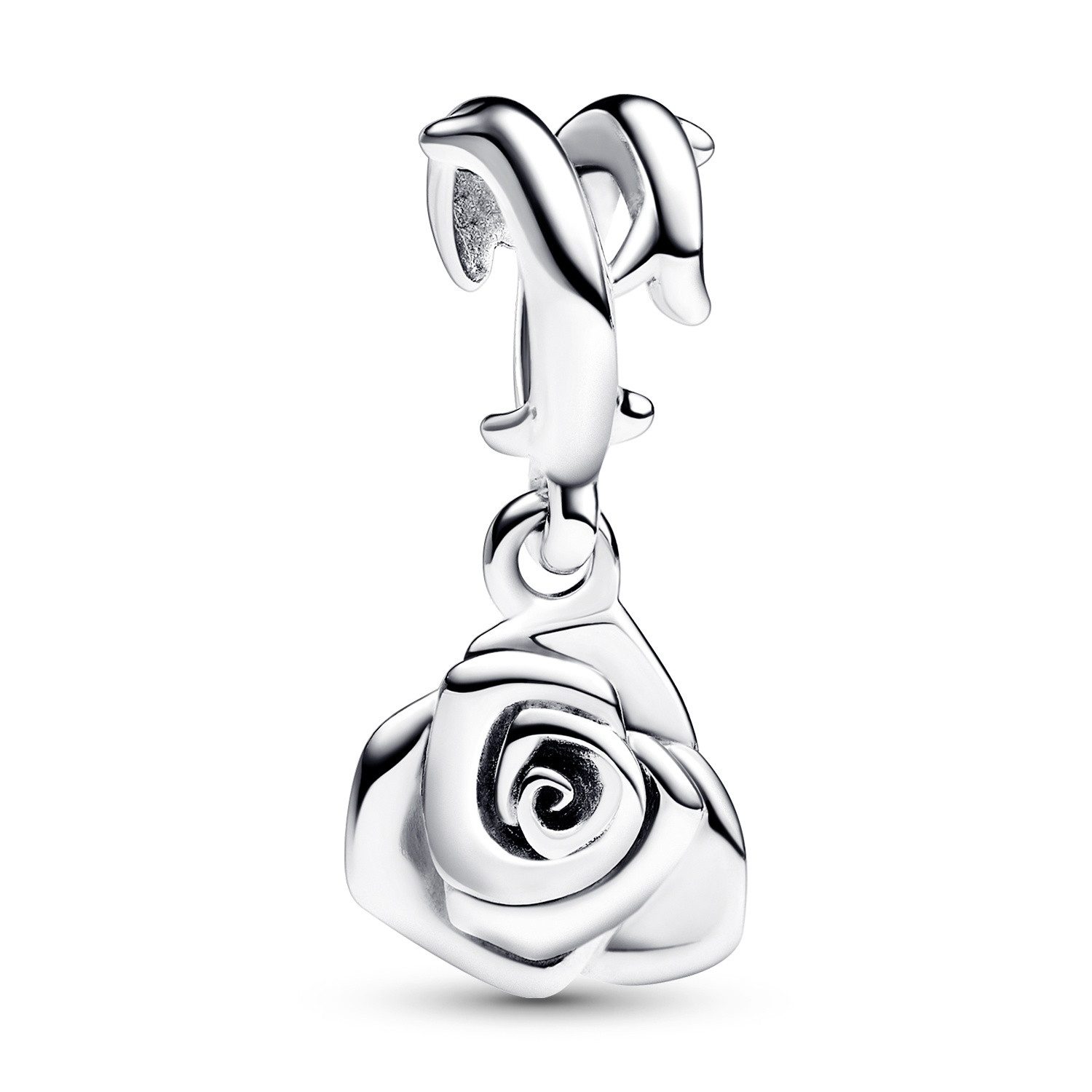 Pandora Kette mit Anhänger Damen-Blühende Rose Silber günstig online kaufen
