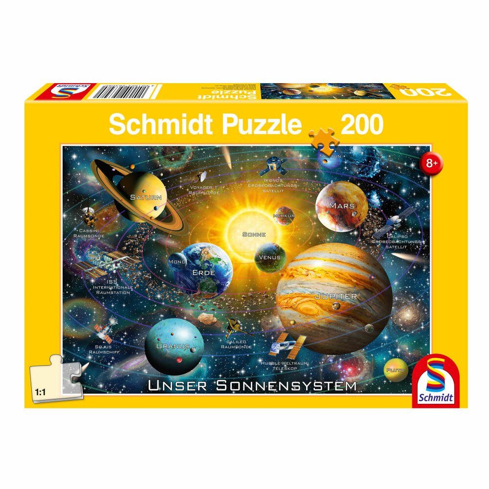 Puzzleteile 150 Sonnensystem, Unser Puzzle Schmidt Spiele