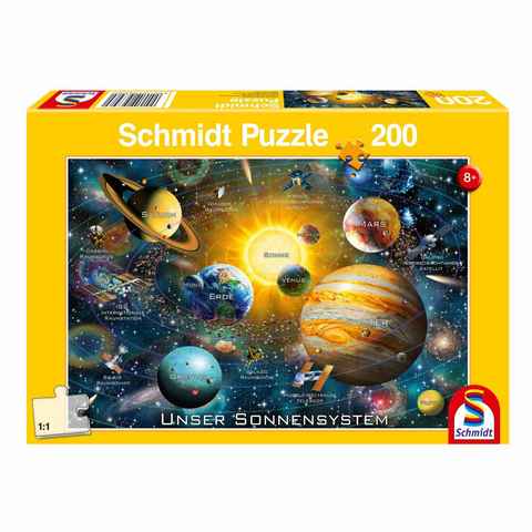 Schmidt Spiele Puzzle Unser Sonnensystem, 150 Puzzleteile