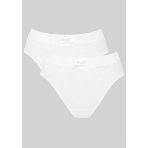 sloggi Jazz-Pants Slips Double Comfort Tai 2P (Packung, 2-St) mit Logo am Bund