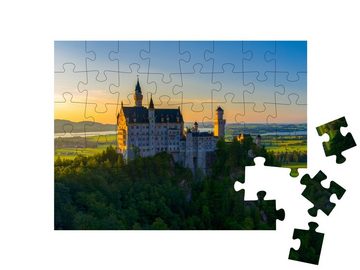 puzzleYOU Puzzle Berühmte Burg Neuschwannstein, Bayern, Deutschland, 48 Puzzleteile, puzzleYOU-Kollektionen