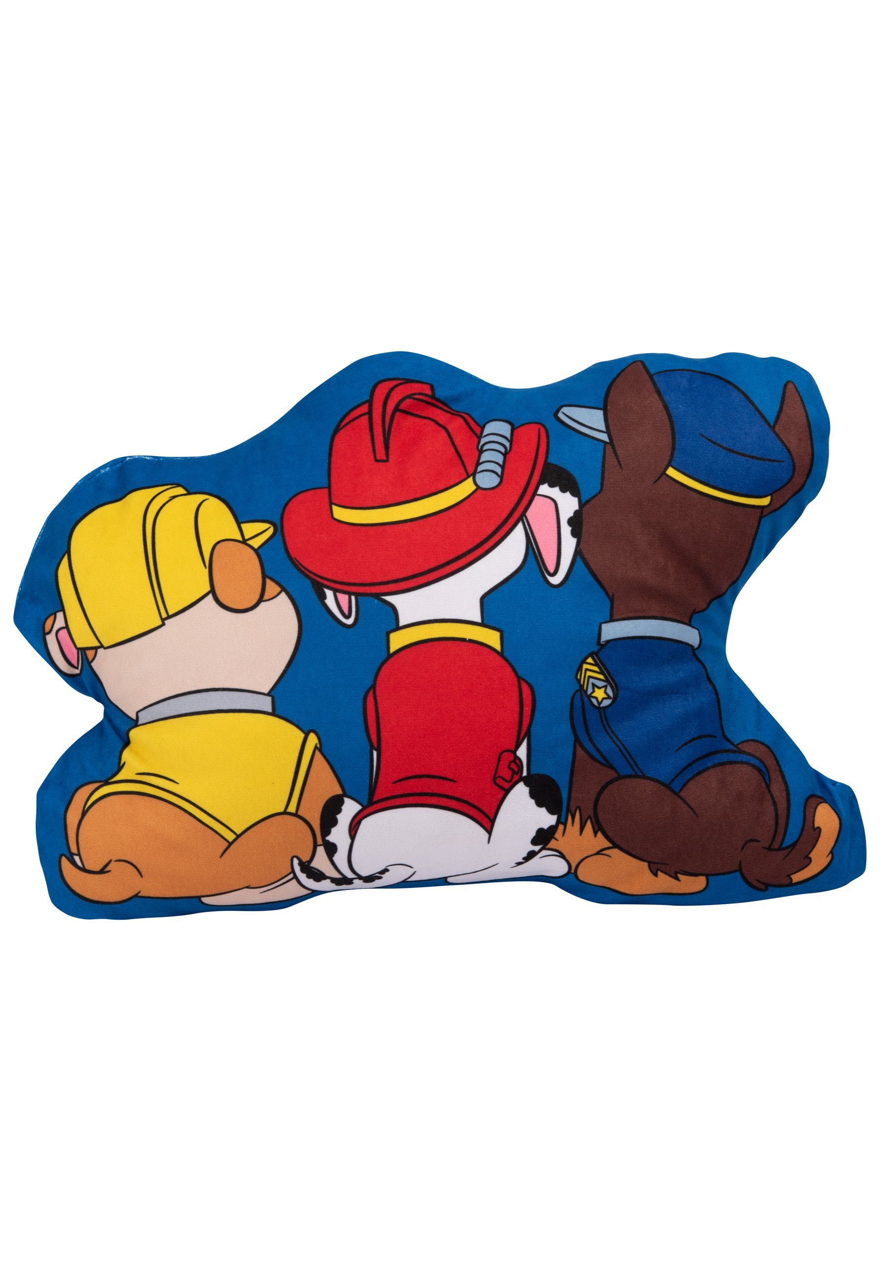 United Labels® Dekokissen Paw Patrol - Formkissen - Chase, Marshall, Rubble