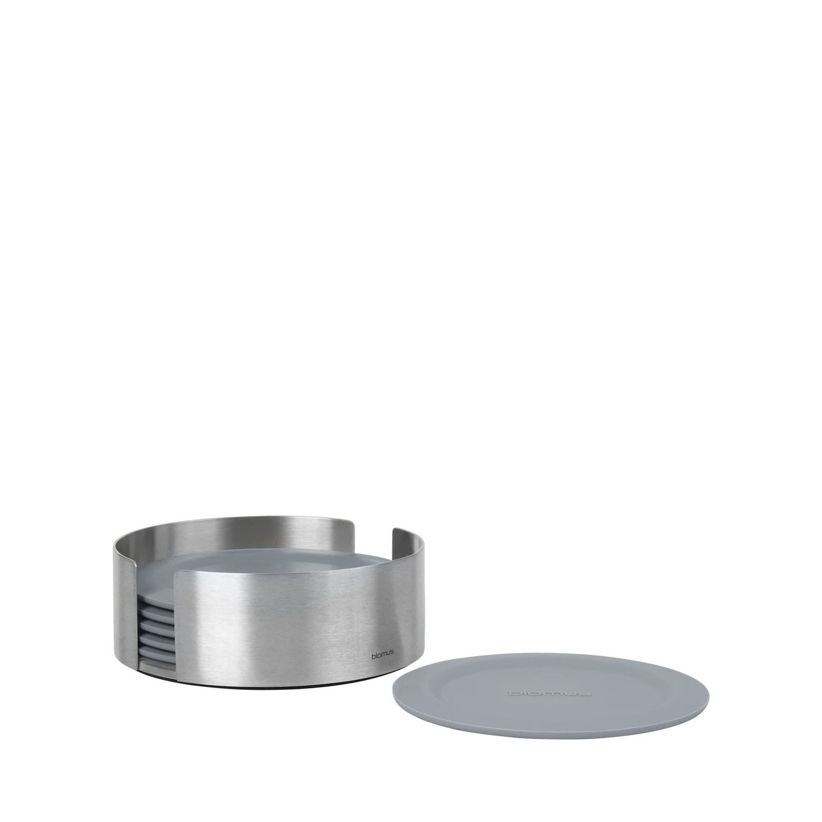 blomus Glasuntersetzer, blomus LARETO Silikon Untersetzer Sharkskin