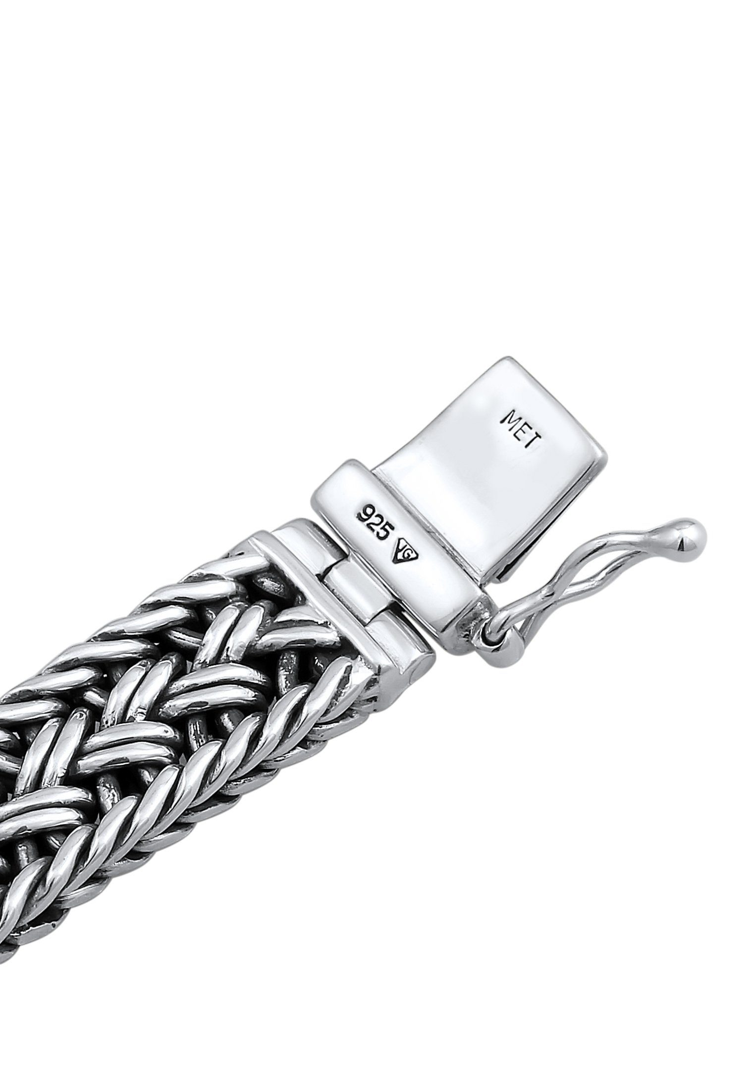 Königskette Unisex 925er Silber Kuzzoi Kastenverschluss Armband