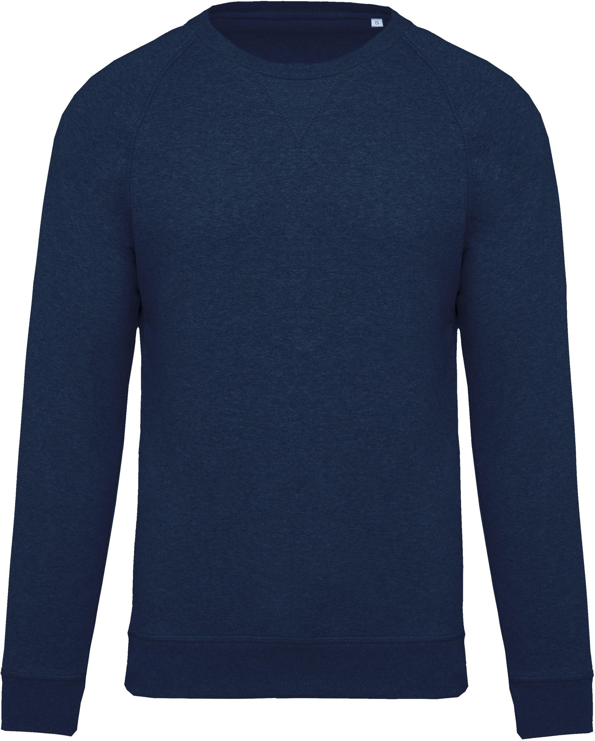 Sweatshirt Herren Sweatshirt BIO-BAUMWOLLE Rundhalsausschnitt Raglanärm