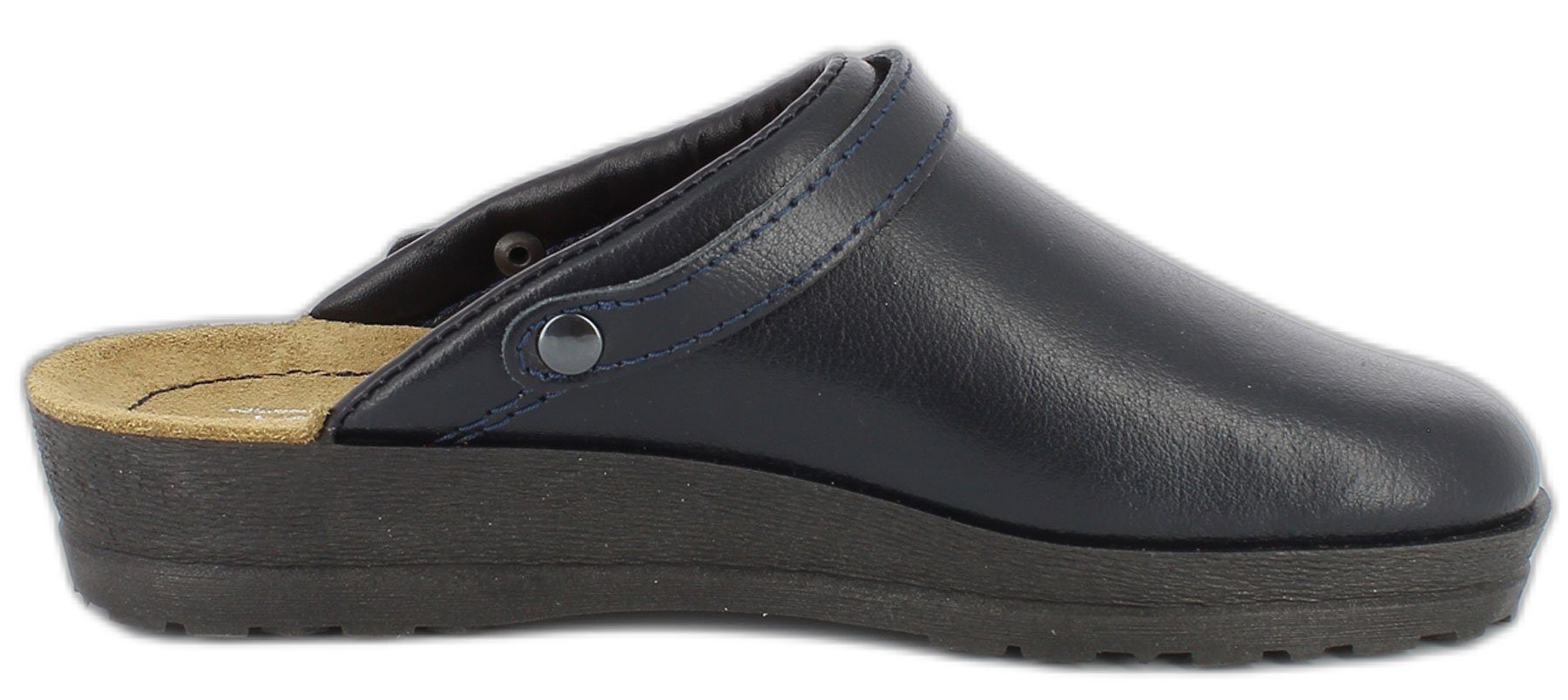 Beck Damen-Clogs Anna mit Fersenriemen Hausschuh