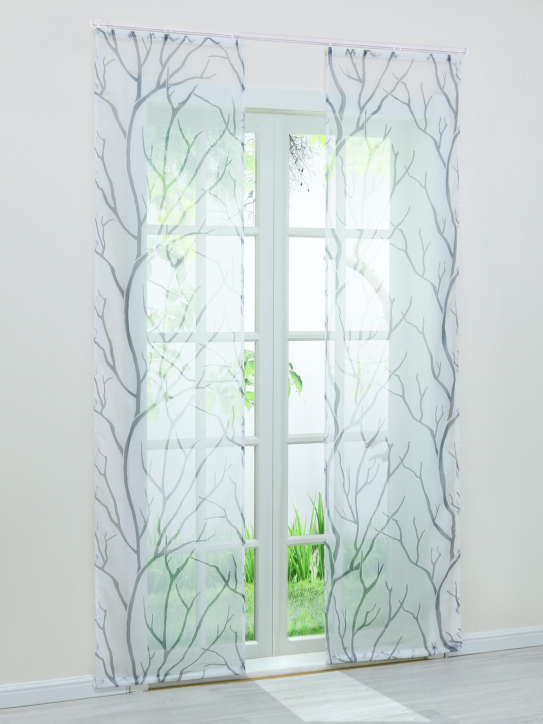 Joyswahl Schiebegardine Tatjane (2 St), Klettband, günstig online kaufen