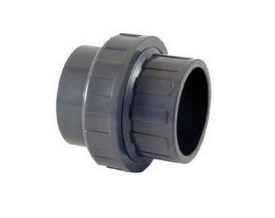 Cepex Wasserrohr Cepex PVC Rohr Verschraubung 50 mm 3/3 beidseitig Klebemuffe