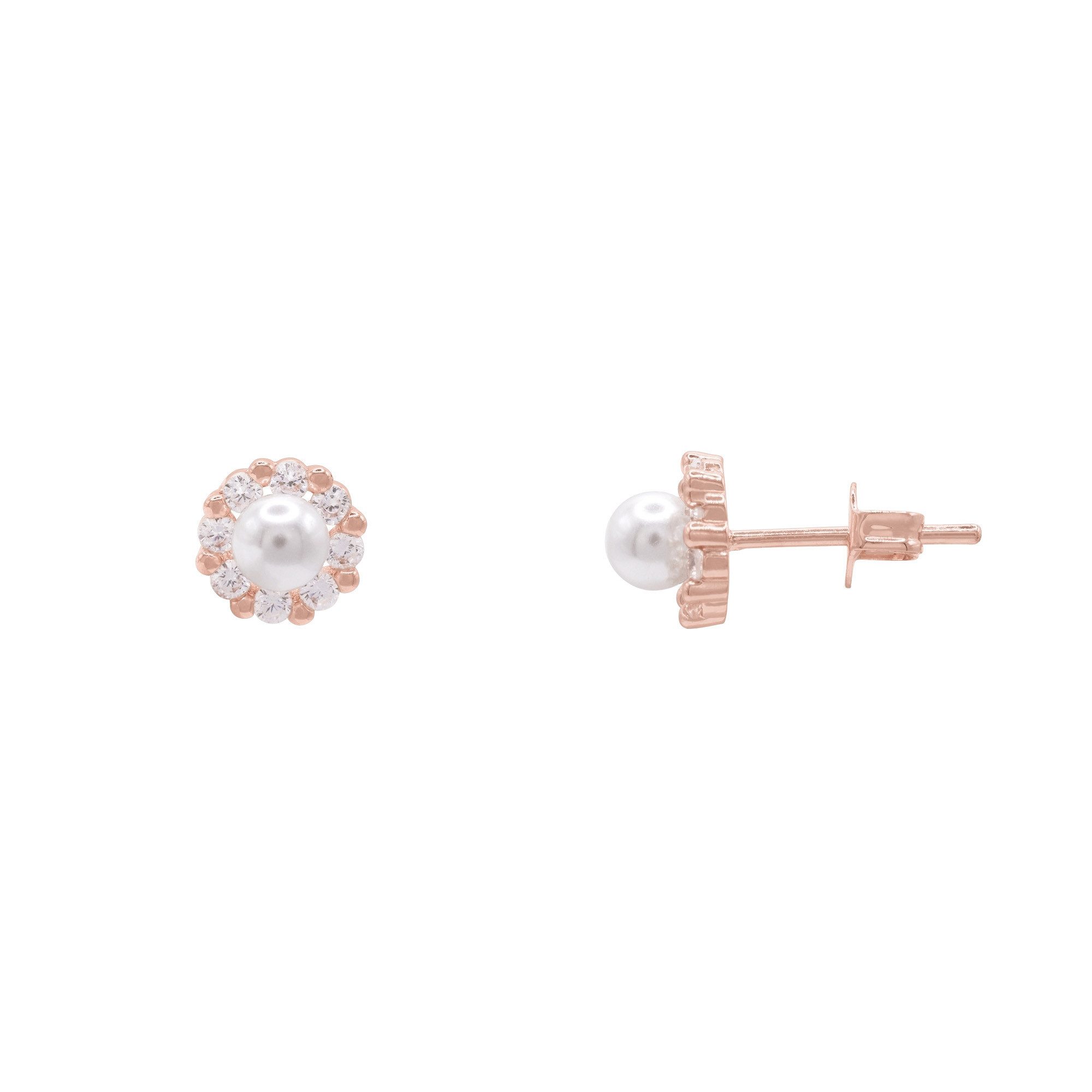 Heideman Paar Ohrstecker Claire rose goldfarben (Ohrringe, inkl. Geschenkverpackung), Ohrstecker für Frauen