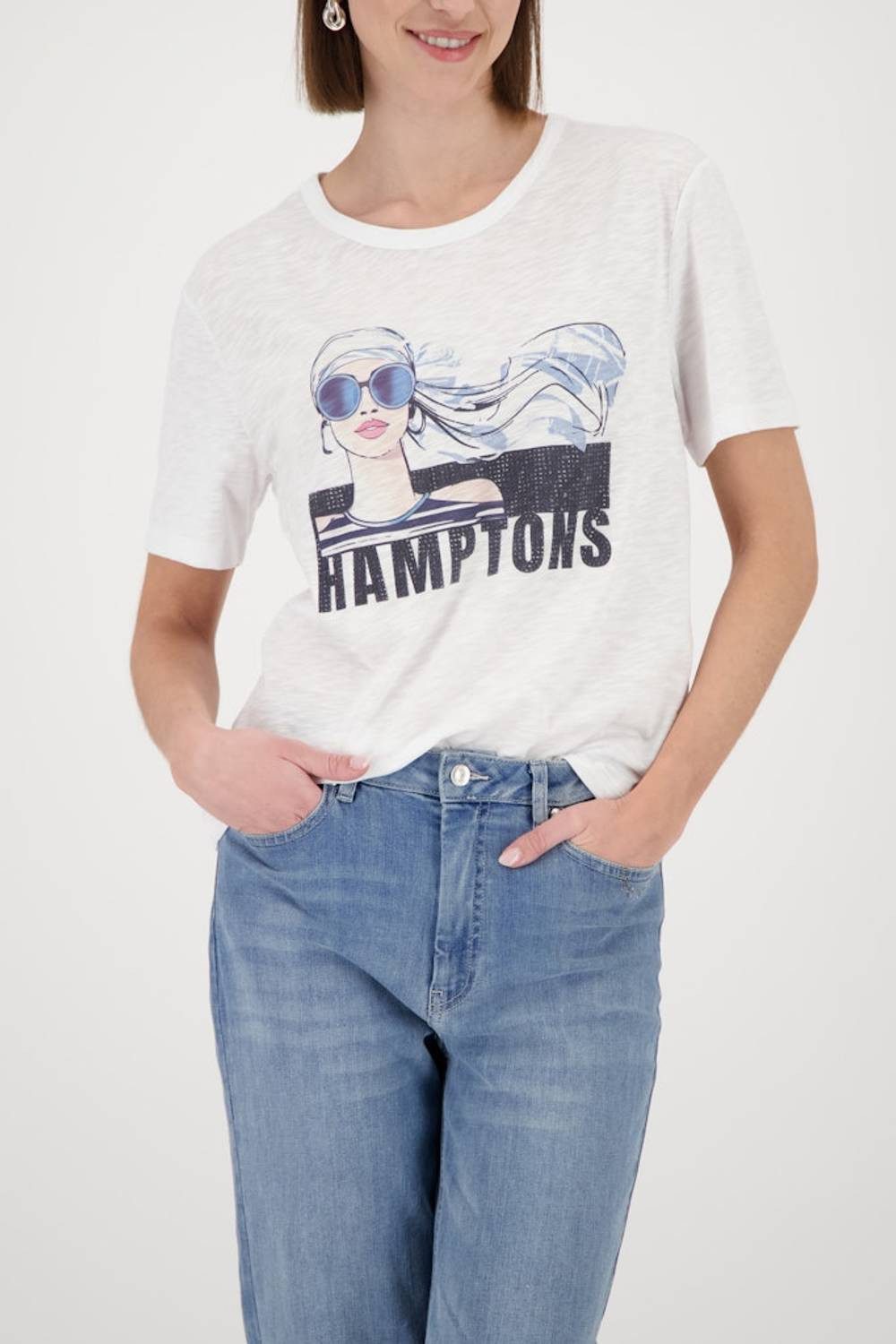 Monari T-Shirt 410619 weiß