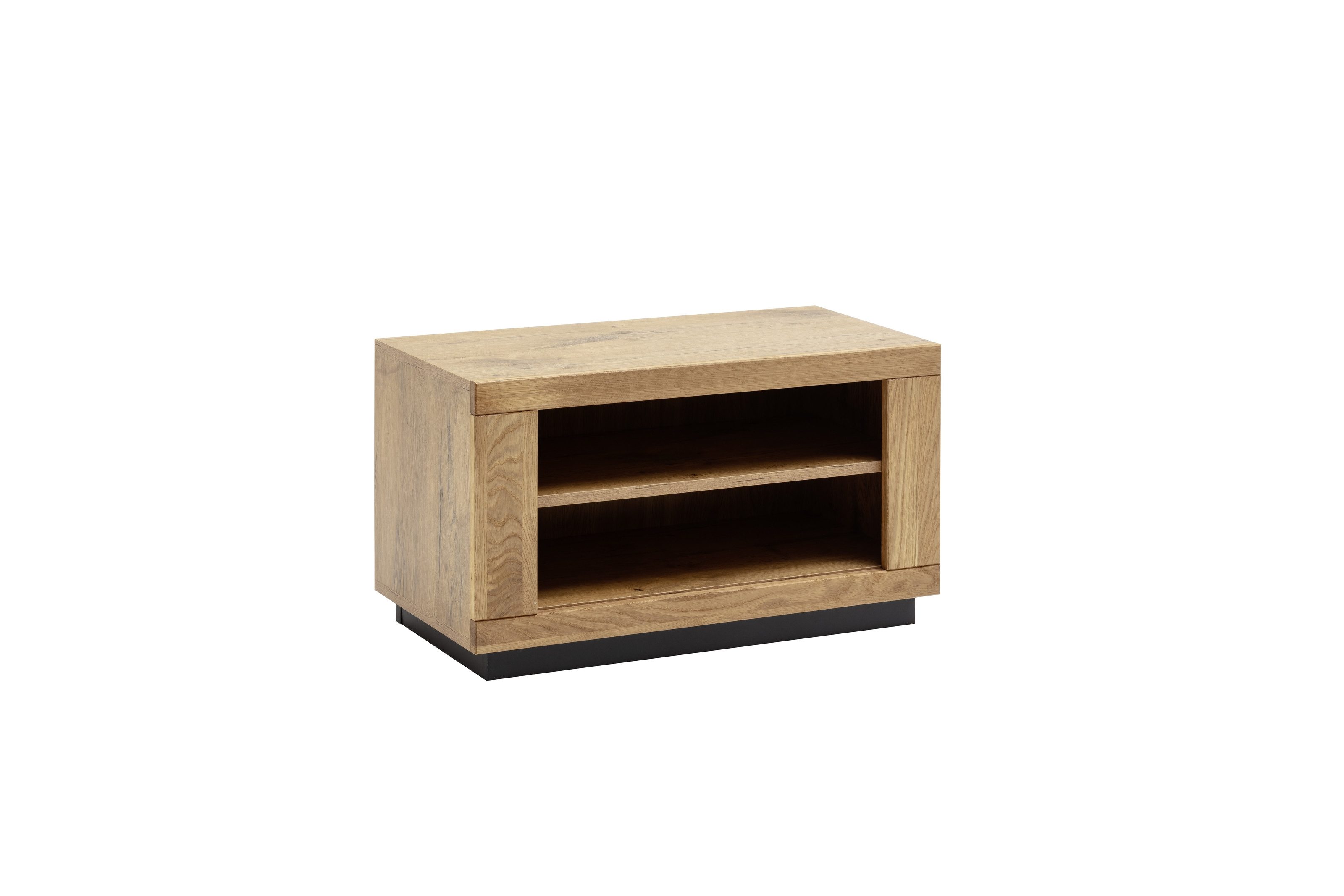 freiraum Schuhbank GRENO, in Eiche, Massivholz / Holzwerkstoff - 80x46,5x40cm (BxHxT)