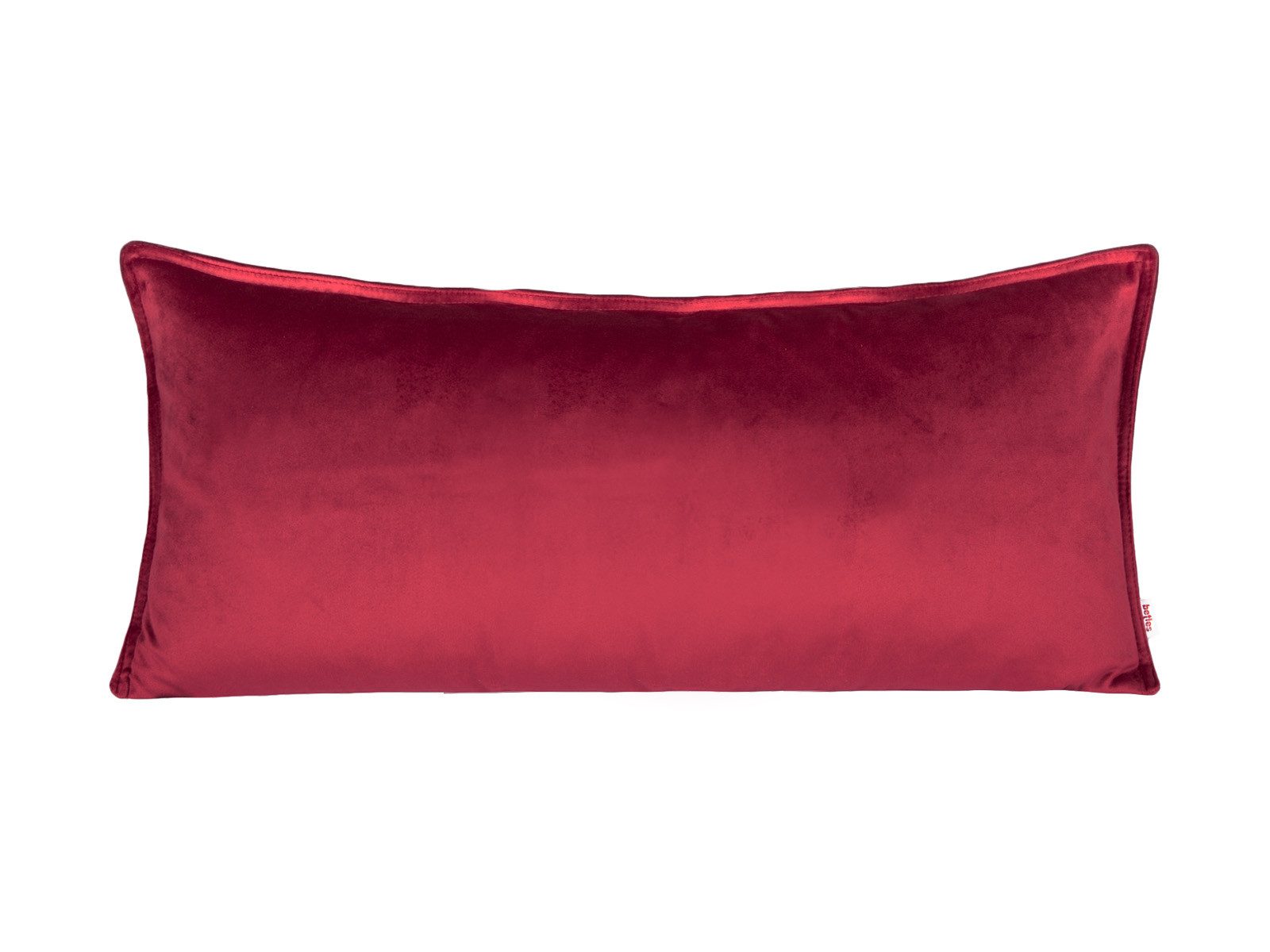 beties Kissenbezug Samt&Sonders, (1 Stück), längliche Samt Kissenhülle ca. 30x70 cm karmin-rot