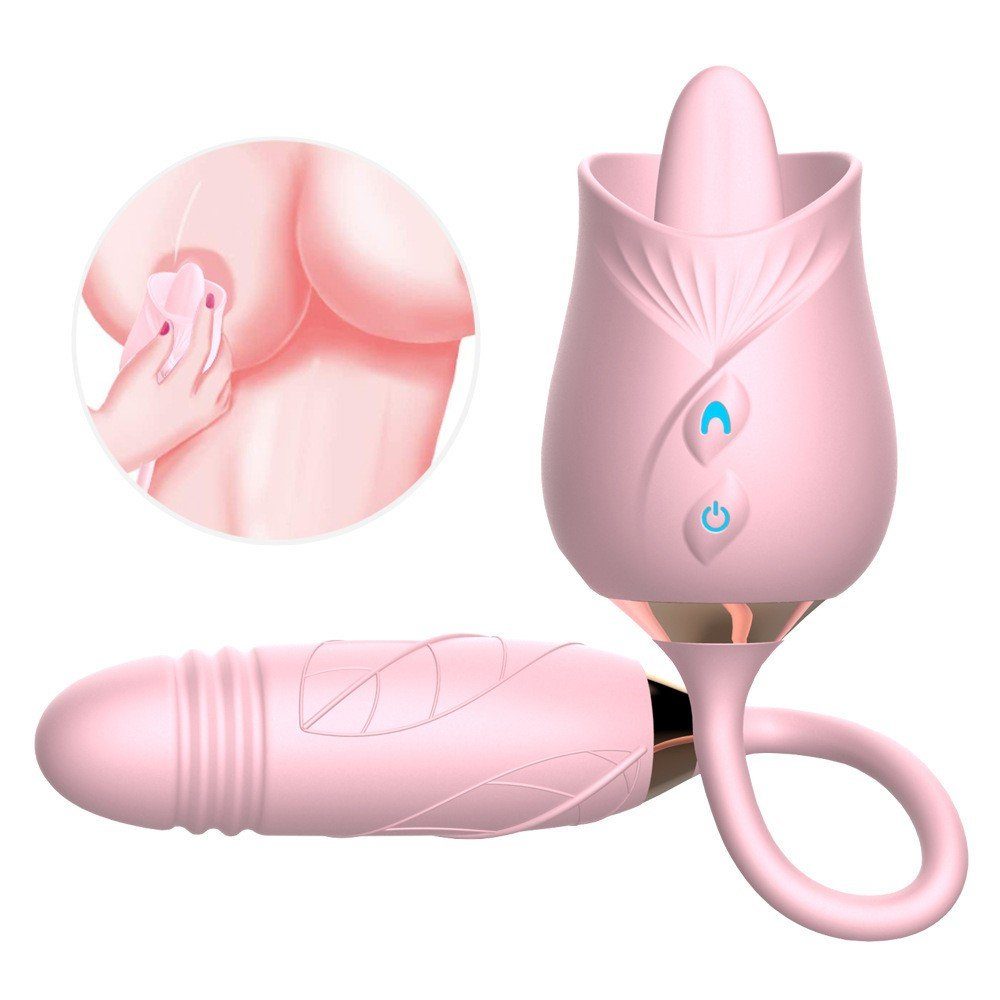 Oral Mini-Vibrator frauen,Clit Sex Spielzeug Leise Vibrator und Stimulator, Klein für Pink 3 in Mini Bullet 1 Nippel und autolock Stark Vibrator