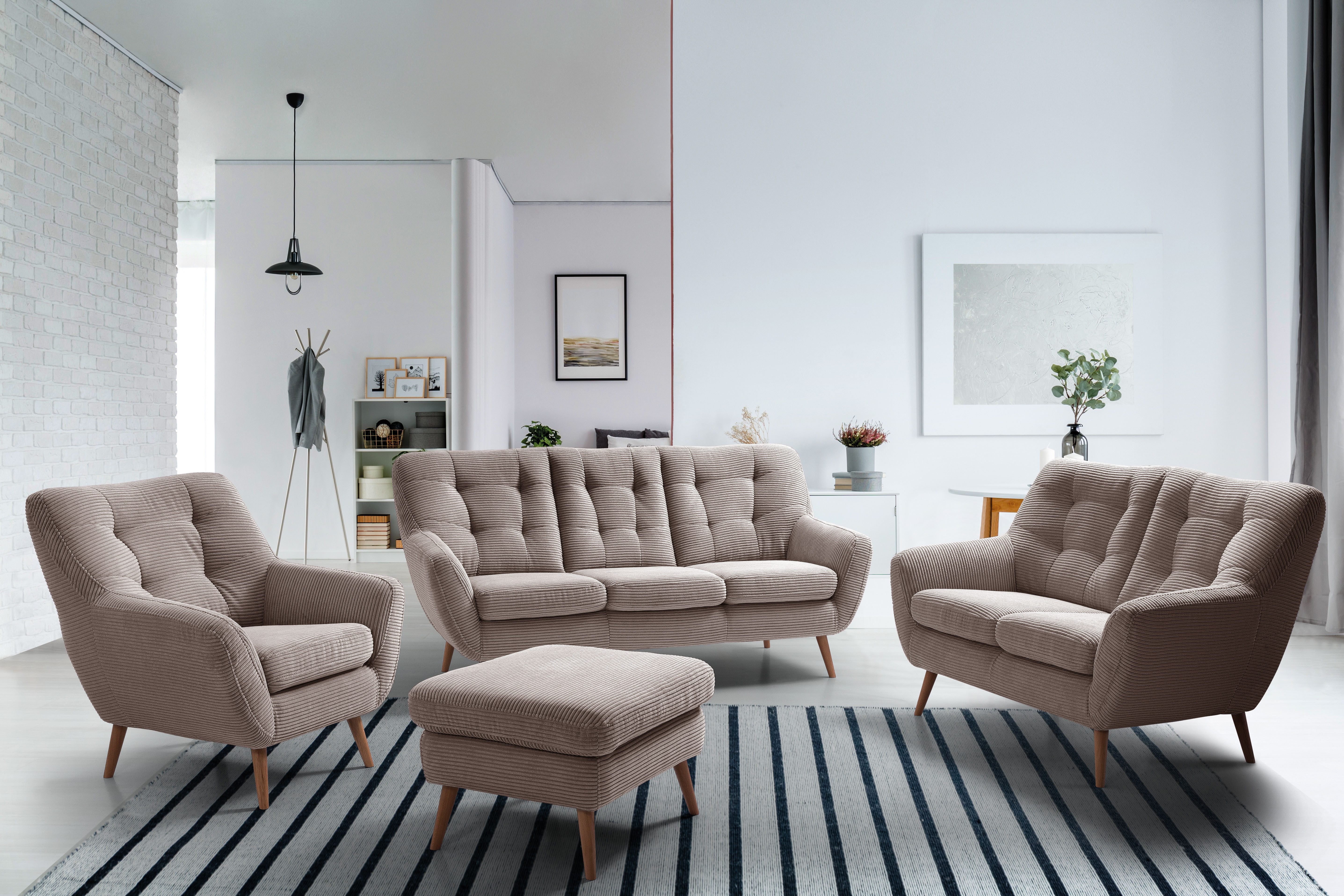 exxpo - sofa fashion 2-Sitzer Scandi, günstig online kaufen