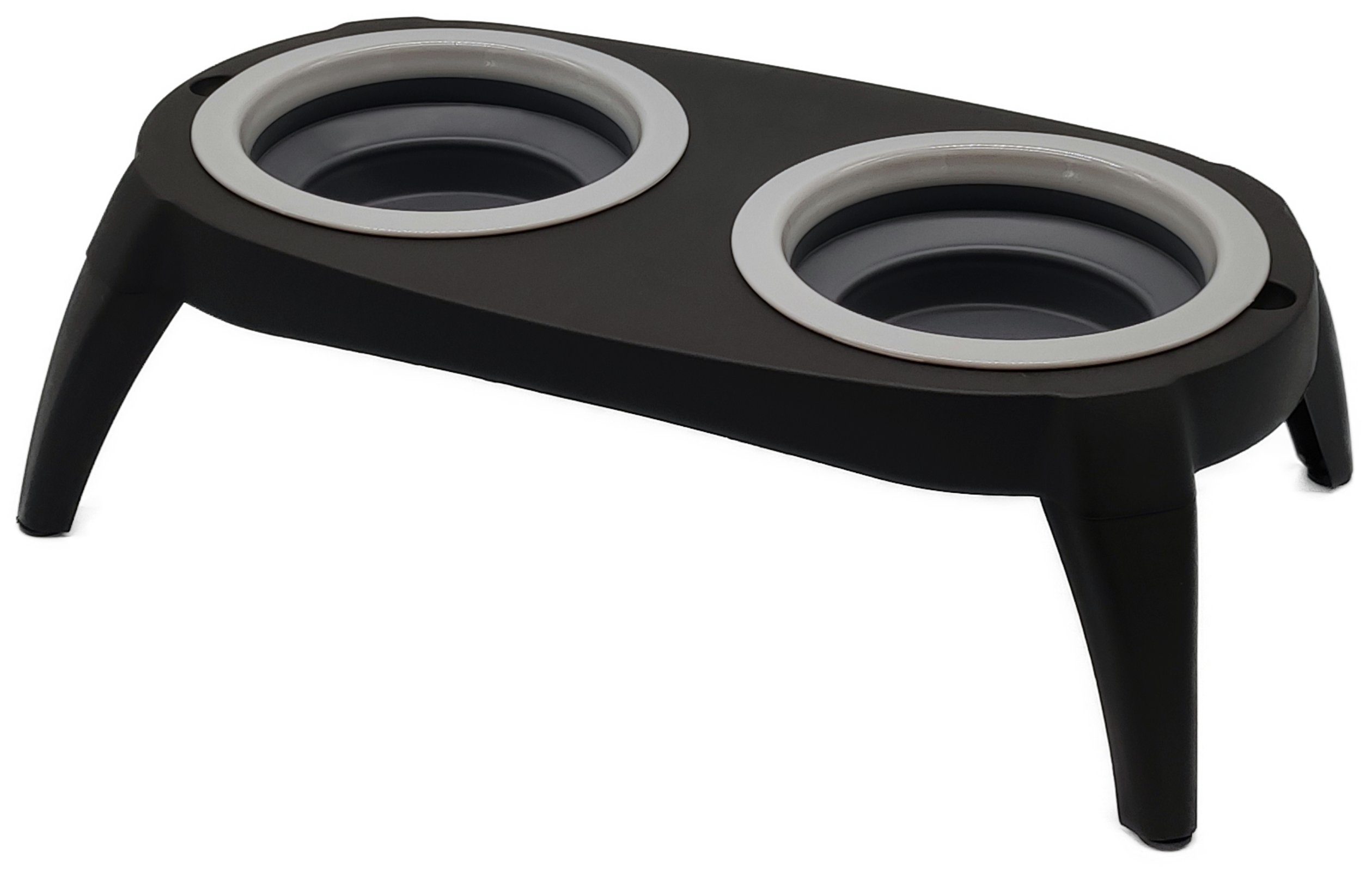 Koopman Futternapf Hundenapf Camping Reise zusammenklappbar Klein, Silikon, Stecksystem, Camping, Transportabel