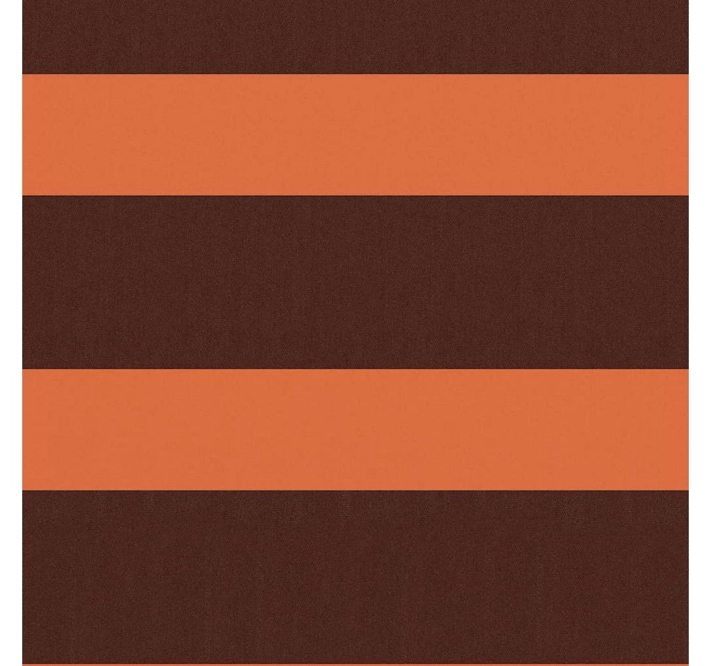 Thumbnail - vidaXL Seitenmarkise Balkon-Sichtschutz Orange und Braun 120x600 cm Oxford-Gewebe