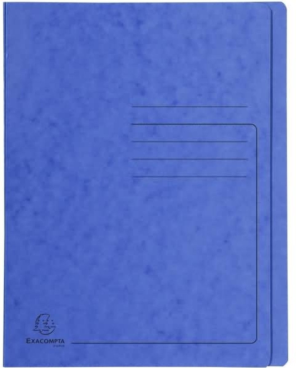 EXACOMPTA Hefter Schnellhefter A4 Karton blau