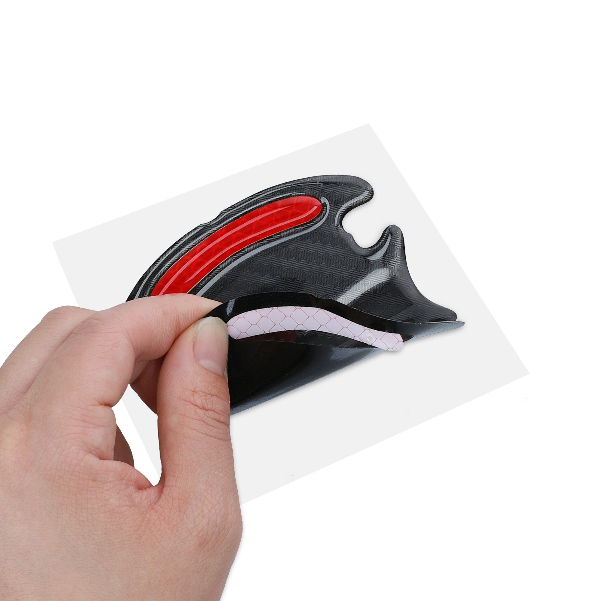 kwmobile Schutzfolie 8x Universal Auto Türgriff Lackschutzfolie, (8-St), Folie selbstklebend Schutzfolie Griffmulden und Griff 9,1 x 8,3 + 13 x