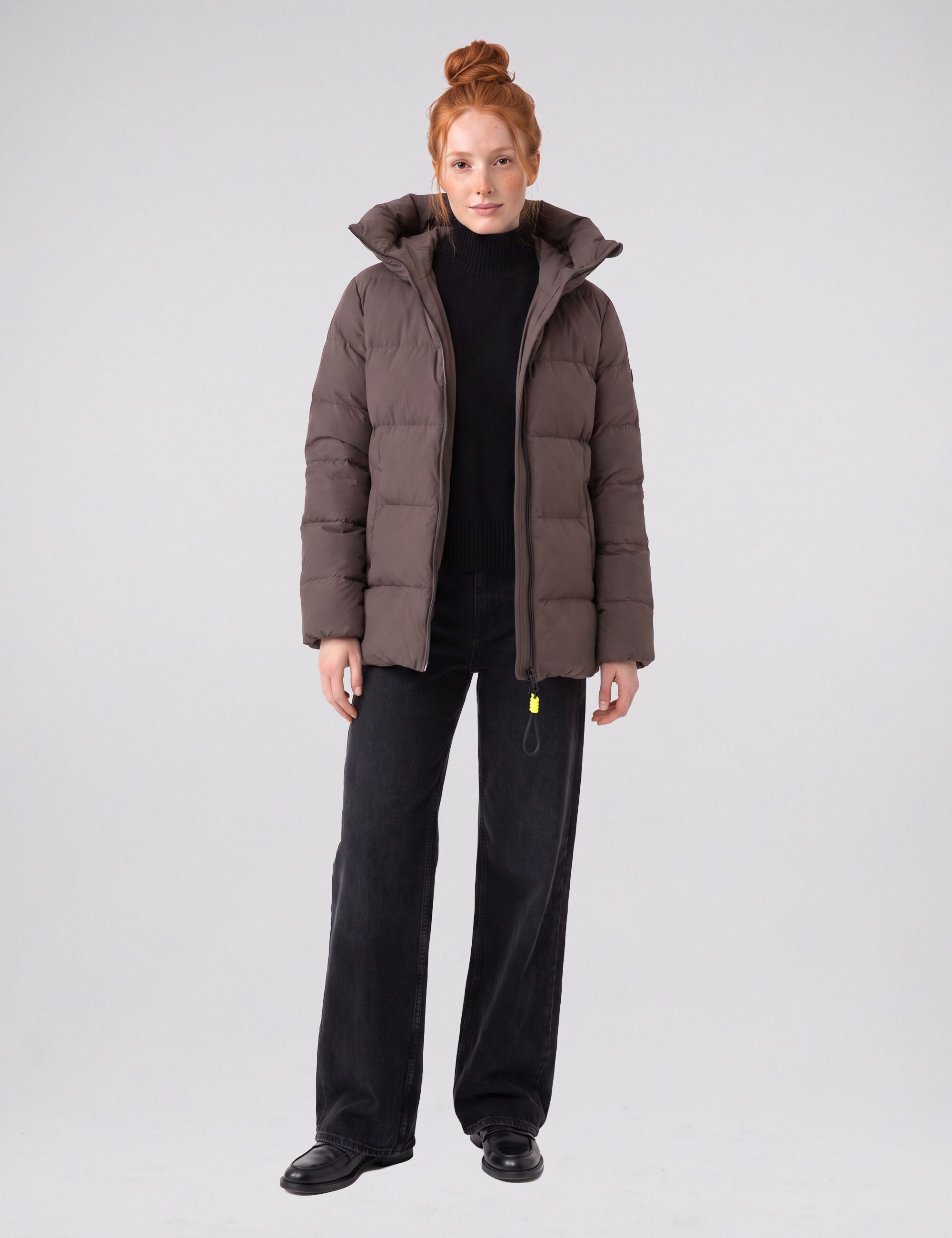 No.1 COMO Winterjacke LINDA (1-St) mit Kapuze