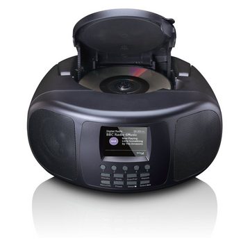 Lenco SCD-6000 Boombox-Internetradio mit DAB+/FM-Radio und BT Boombox (FM-Tuner, 2 W)