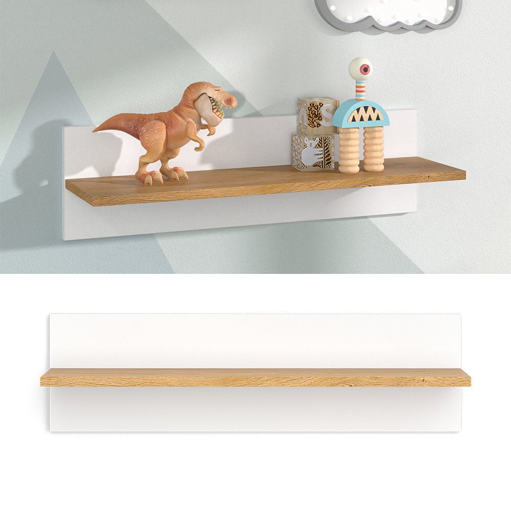 VitaliSpa® Wandregal Malia, Weiß/Weiß, 70 x 20 cm günstig online kaufen